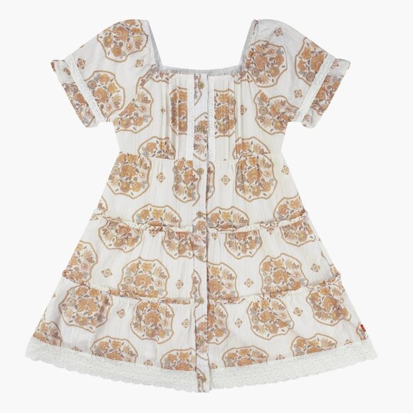 NWOT Levi's Kids' Button Front Tiered Dress - Picture 1 of 10